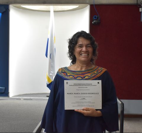 Primera mención honorífica en el certamen literario La UNED en 500 palabras