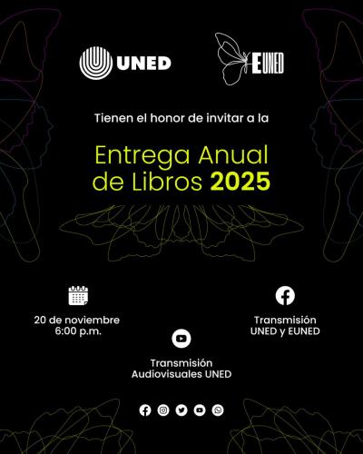 EUNED presenta 50 obras nuevas en su Entrega Anual de Libros 2025