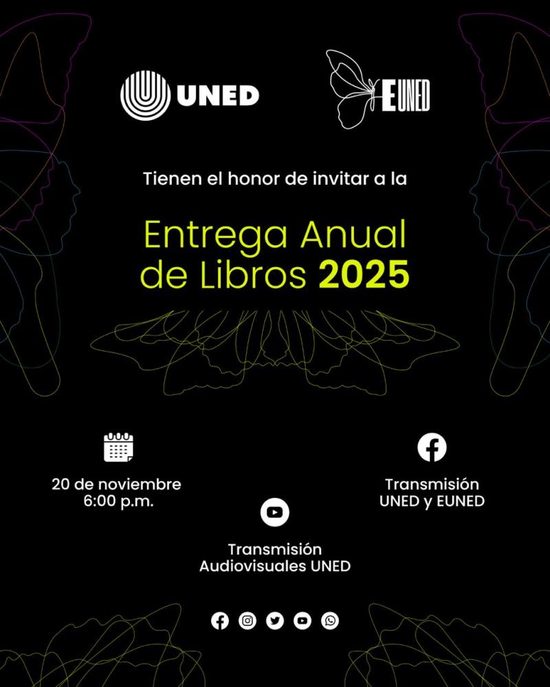 EUNED presenta 50 obras nuevas en su Entrega Anual de Libros 2025