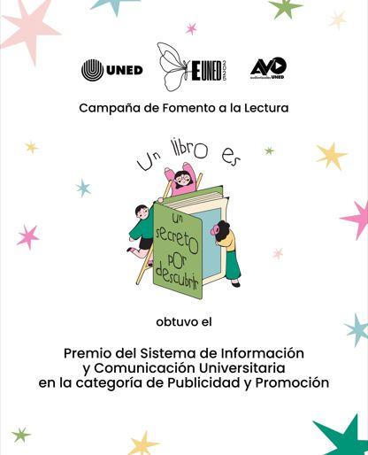 Campaña de fomento a la lectura EUNED galardonada con  prestigioso premio regional 