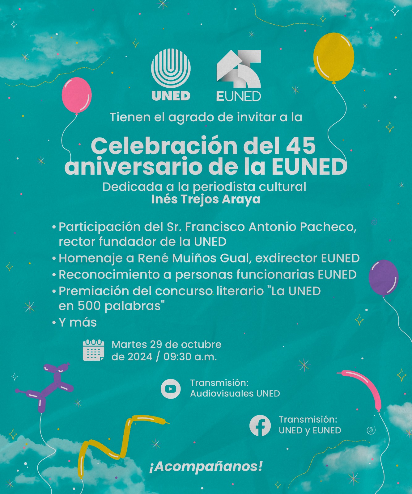 ¡Celebramos 45 años de producir libros!