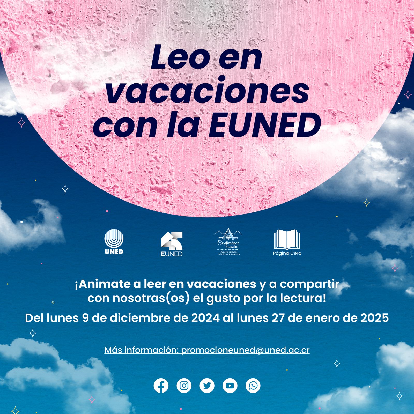 Leo en vacaciones con la EUNED