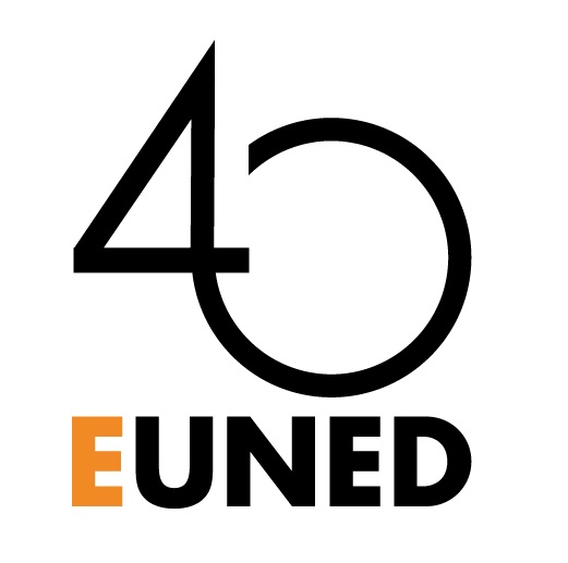 Emblema conmemorativo del 40 aniversario EUNED